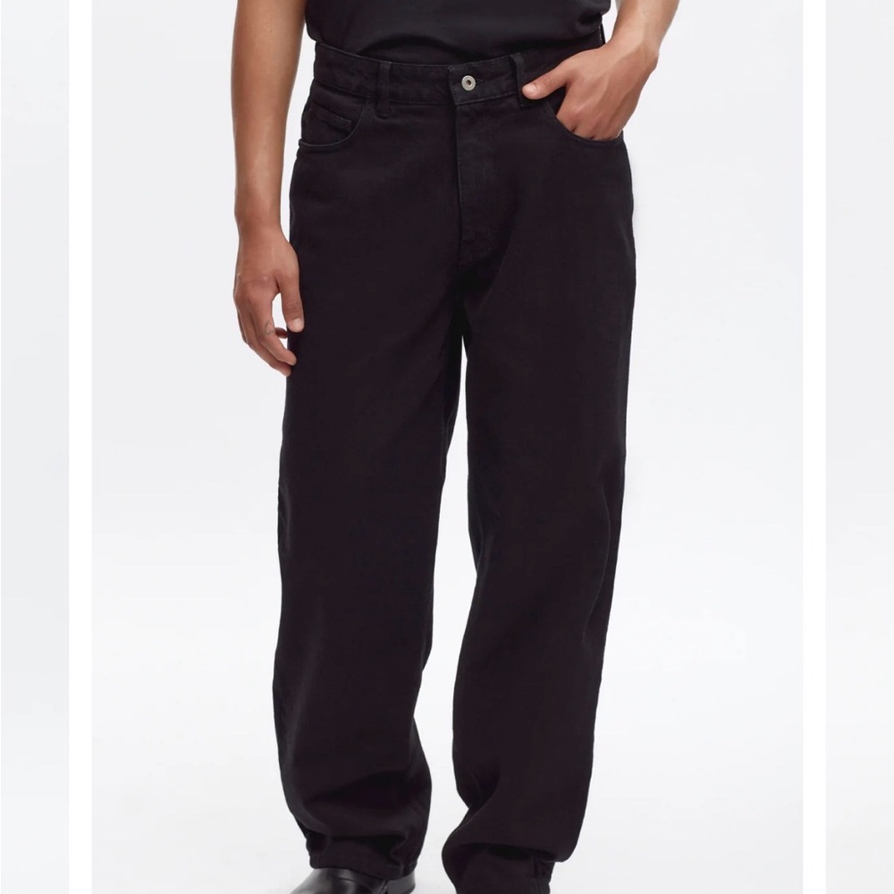 NWT Kotn Mens Relaxed Black Jeans